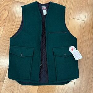 NWT Johnson Wool Quilted Vest